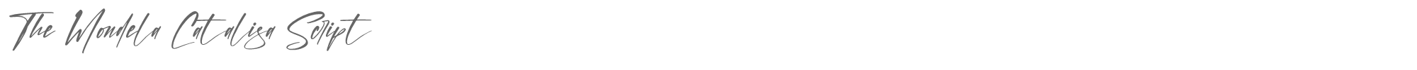 The Mondela Catalisa Serif The Mondela Catalisa Script.otf font preview